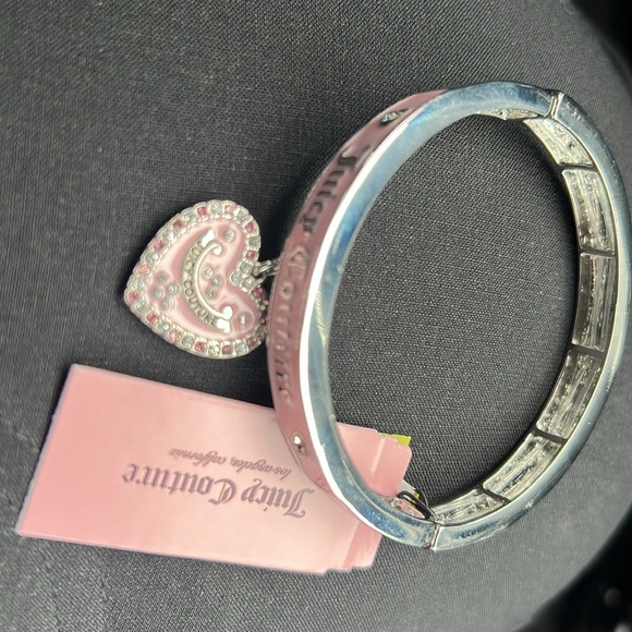 Pink and Silver Juicy Couture Bangle Bracelet - Picture 3 of 4